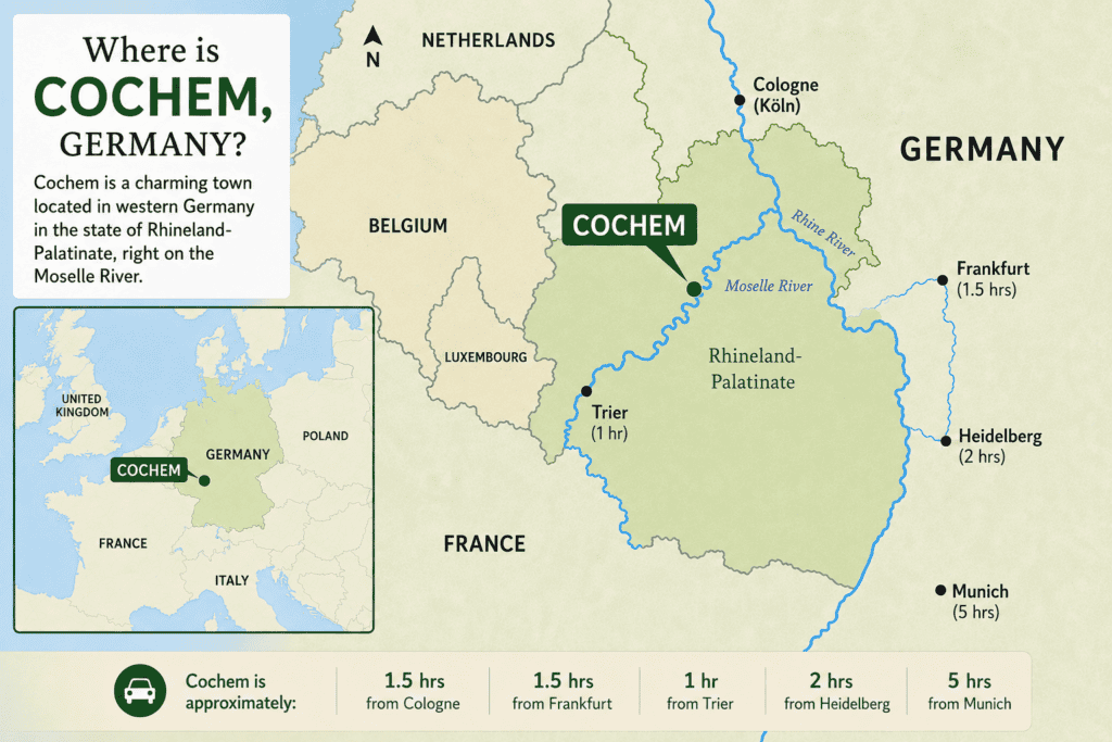 map of Cochem